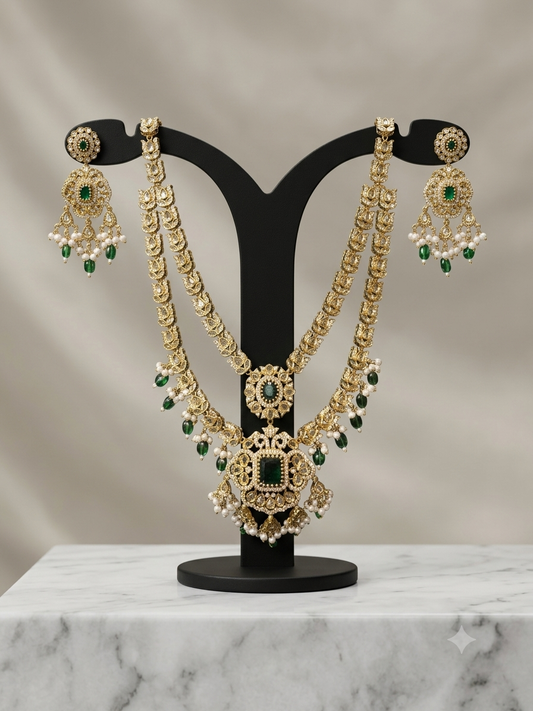 Temple Emerald Long Haram Set